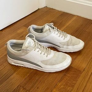 Nike Air Max Thea size 10 white/silver